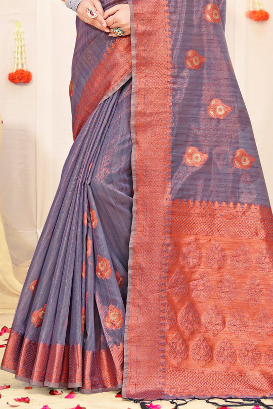 Organza Saree Design
