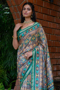 Emerald Green Cotton Saree