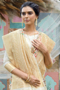 Fancy Pashmina Silk saree