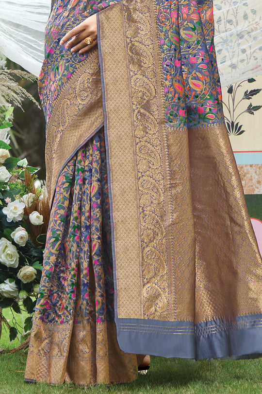 Pashmina Silk saree Design