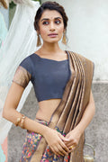 Fancy Pashmina Silk saree