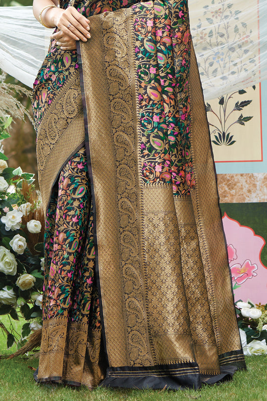 Pashmina Silk saree Design