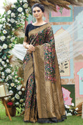 Pashmina Silk saree