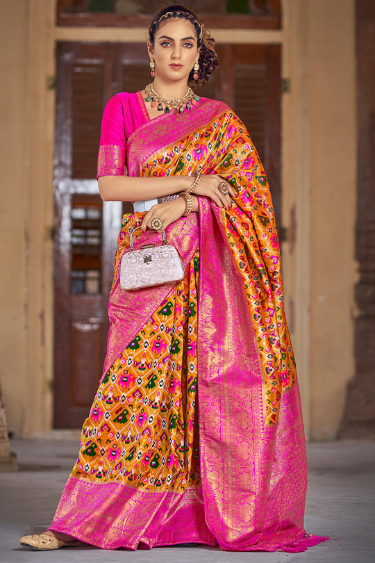 Multicolor Patola Saree