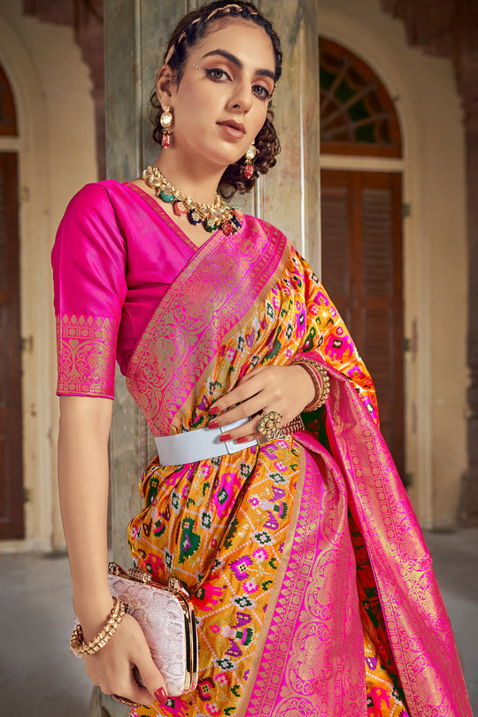 Multicolor Patola Saree