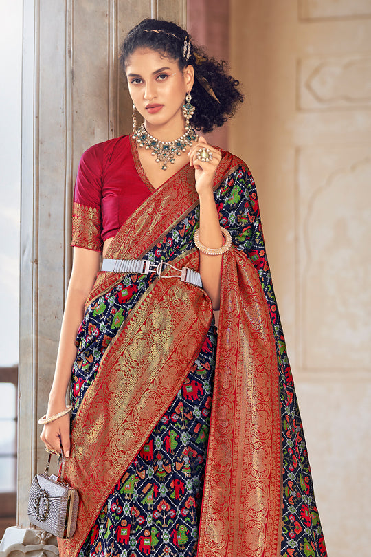 Multicolor Patola Saree