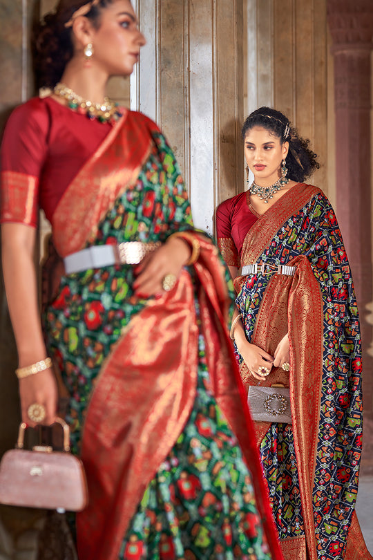 Multicolor Patola Saree
