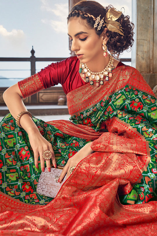 Multicolor Patola Saree