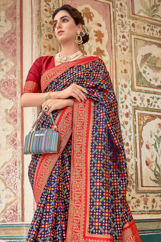 Multicolor Patola Saree