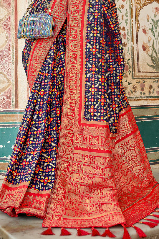 Multicolor Patola Saree