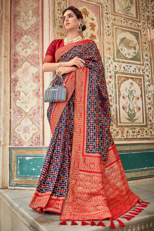 Multicolor Patola Saree