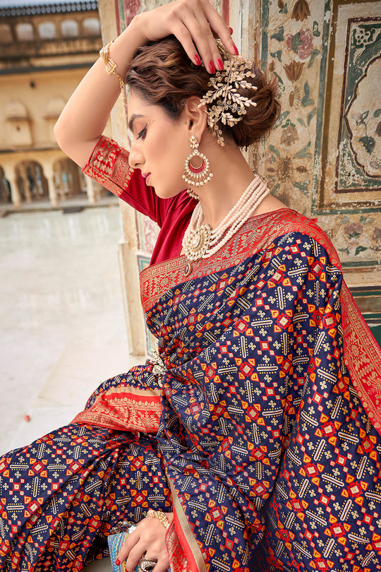Multicolor Patola Saree