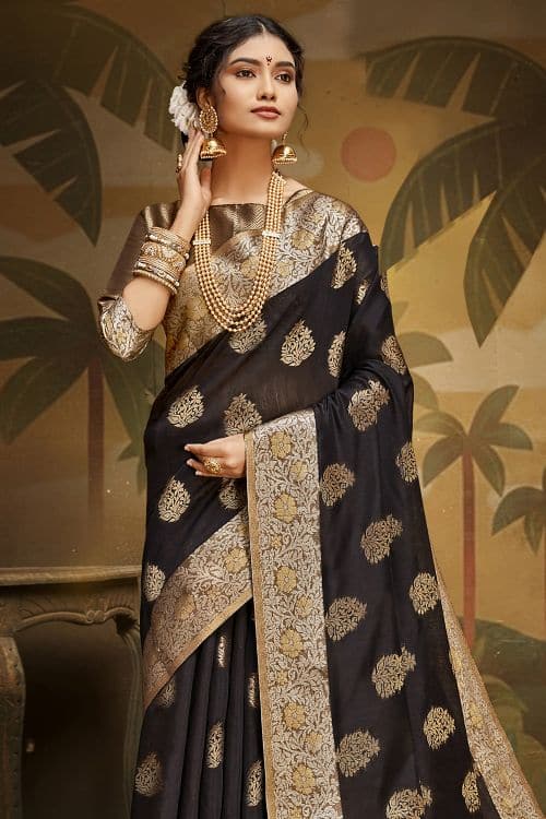 banarasi chanderi saree