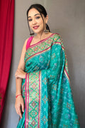 Green Patola Saree