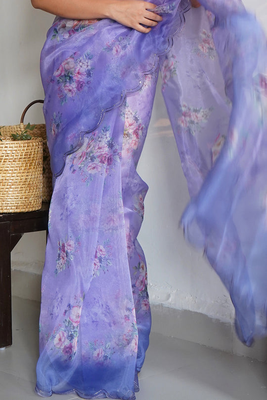 Organza Saree Design