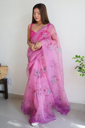 Organza Saree