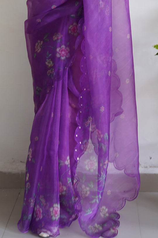 Organza Saree Design
