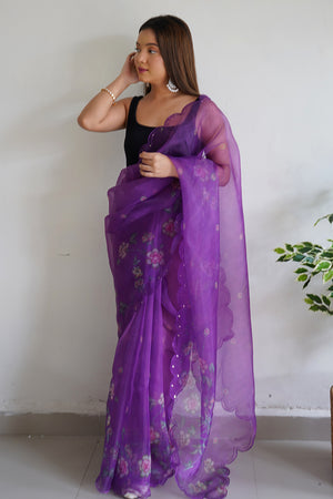 Organza Saree