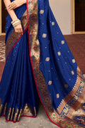 Royal Blue Soft Silk Saree
