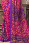 Special Pink Chiffon Saree