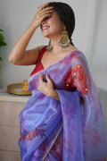 organza saree