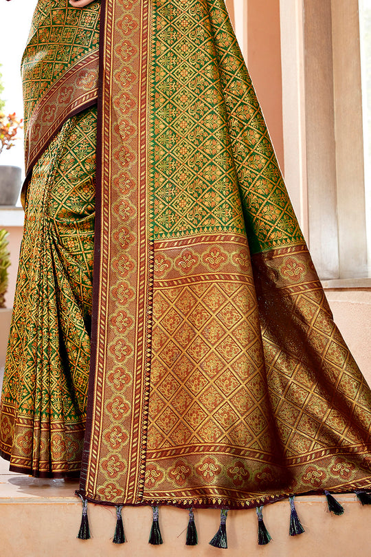 Heena Green Soft Silk Saree