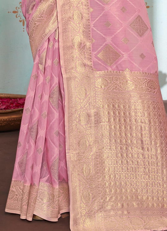 Organza Saree Design