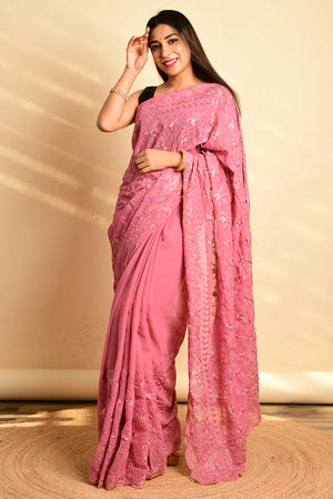 georgette saree