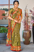 Heena Green Paithani Silk Saree