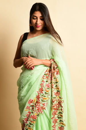 georgette saree