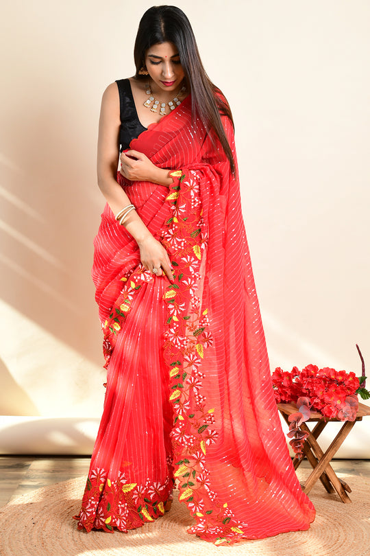 georgette saree