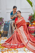 Admiral Blue Kanjivaram Saree
