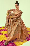 Copper Digital Print Saree