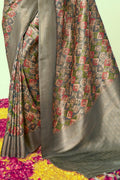 Multicolor Digital Print Saree