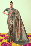 Multicolor Digital Print Saree