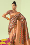 Multicolor Digital Print Saree