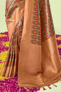 Multicolor Digital Print Saree