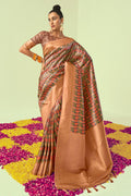 Multicolor Digital Print Saree