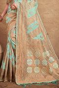 Mint Green Cotton Saree