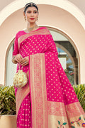 Fuscia Pink Paithani Saree