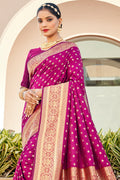 Magenta Pink Paithani Saree