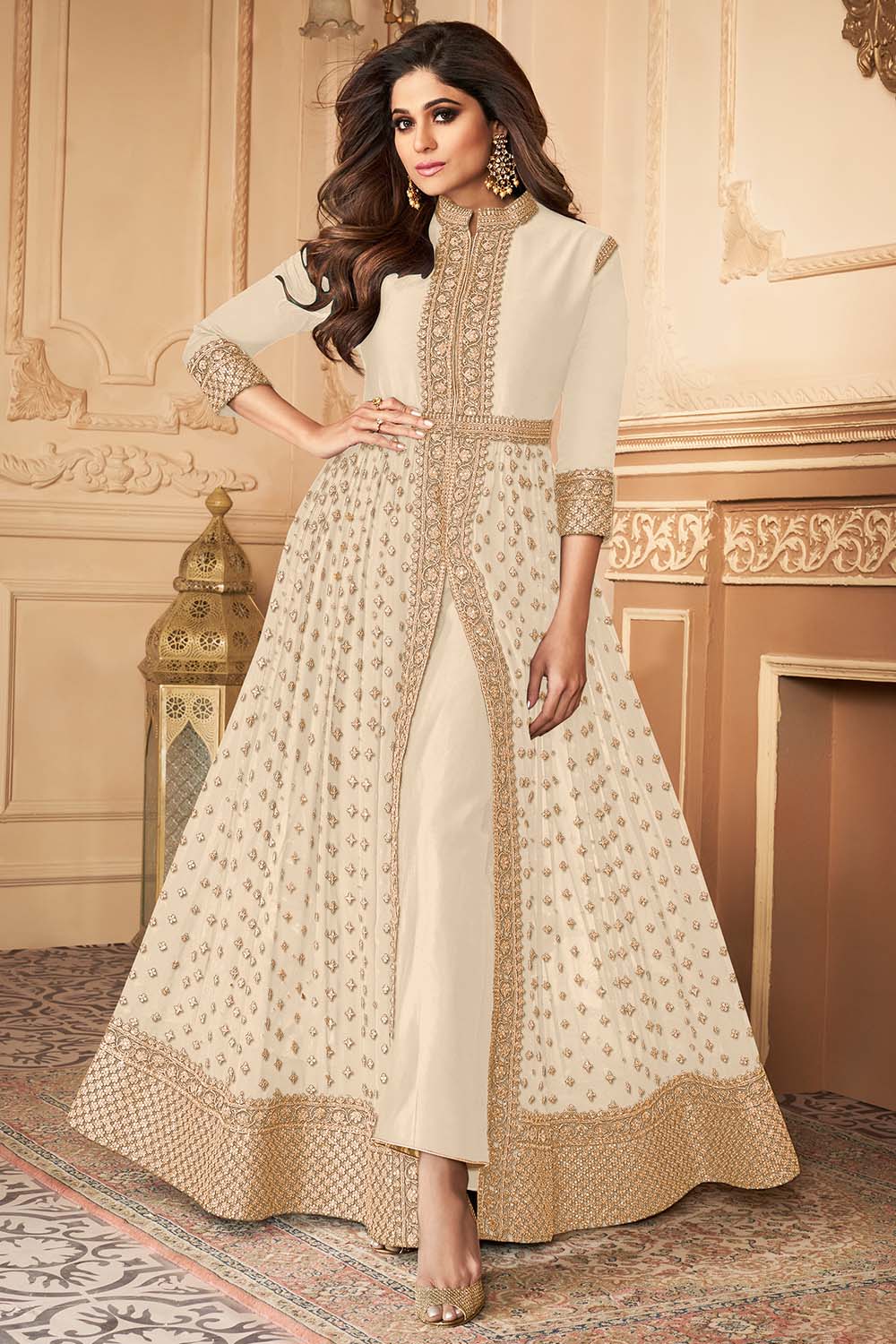 Buy Mrugula Paithani Anarkali Dress at Rs 4499 online from Bullionknot  Pattu Dresses  BK575N