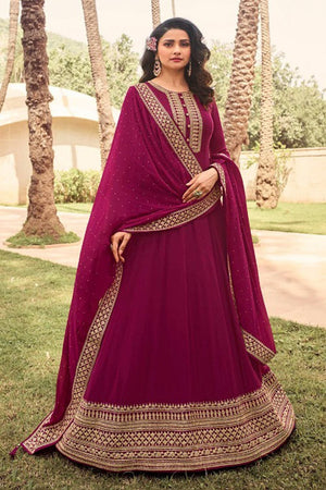 Petunia Pink Anarkali Dress