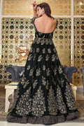 Anarkali Dress Sable Black Heavy Embroidered Anarkali Dress saree online
