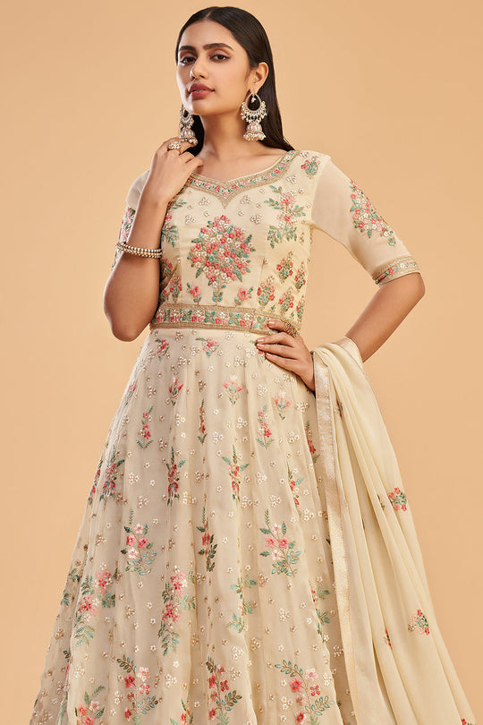 fancy anarkali suit