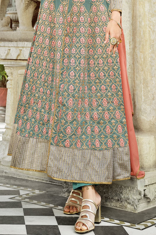 embroideried anarkali