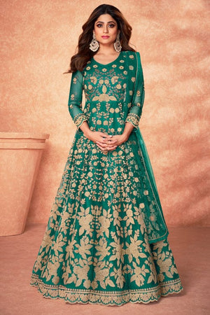 Jade Green Anarkali Suit