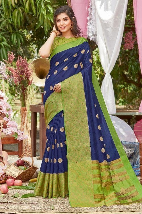 chanderi banarasi saree