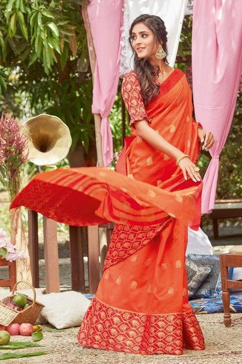 banarasi chanderi saree design