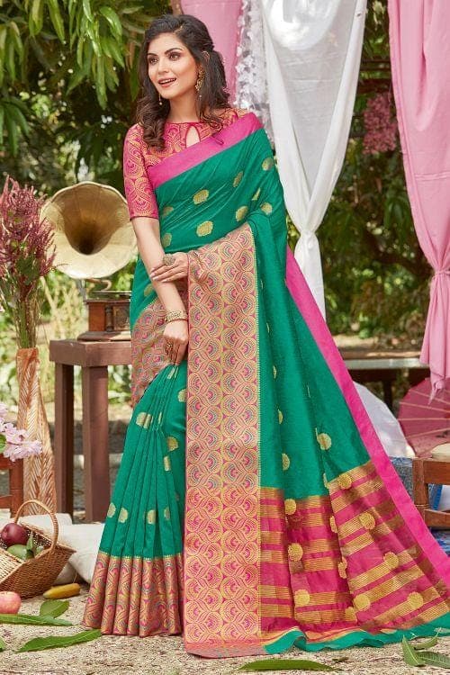 chanderi banarasi saree